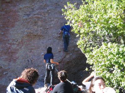 Climbing at Pinnacles with Outdoors Club