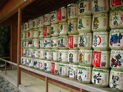 Sake barrels, Atsuta-jingū