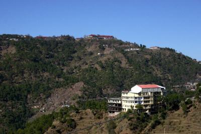 The Lawrence School (on top), Timber Trail, Parwanoo, Himachal Pradesh