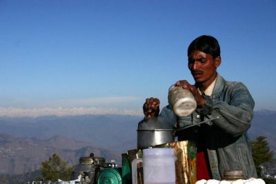 Chai at 2500m, Kufri Peak, Himachal Pradesh