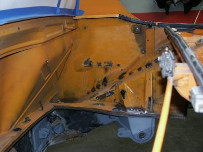 914-6 GT Battery Area Chassis Restoration - Photo 3