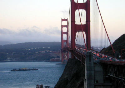 Goldengate Bridge at dusk