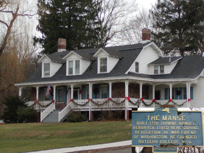 Built 1729 for ministers of Dutch Reformed Church located across the Village Green. Oldest continuosly used manse in the U.S.