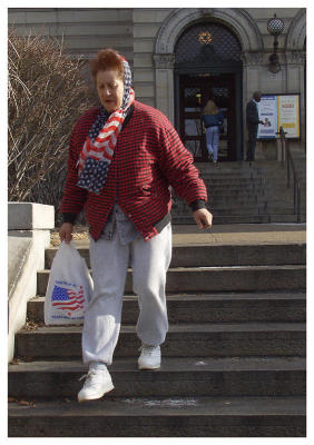 Mid-January and now it's time to wear the patriotic fashion received at the holidays!