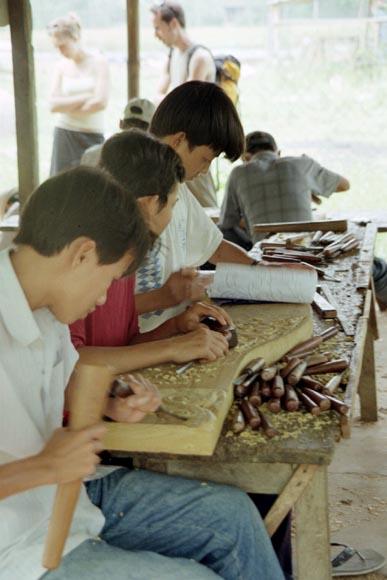 Wood carving
