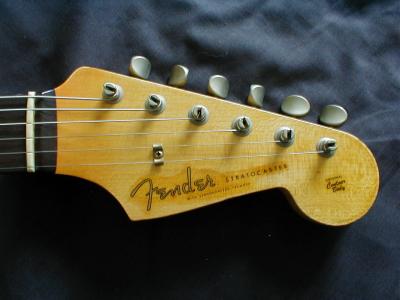 Headstock nicely 'faded'