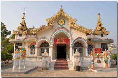 Town temple at Mae Sai, Burma