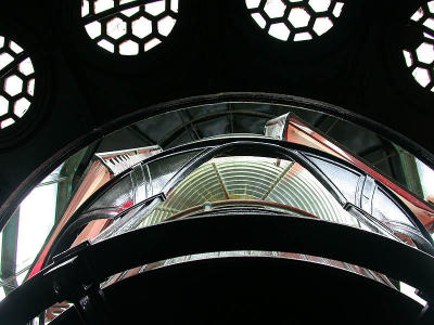 Inside the lighthouse