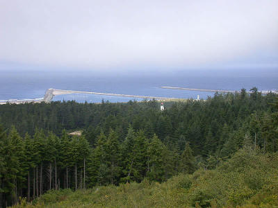 Umpqua Lighthouse at a distance