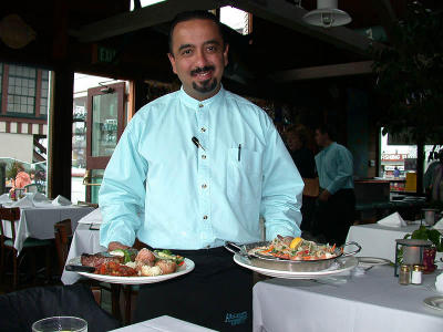 The entree is served!