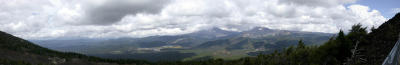 Panoramic vista from Mt. Bachelor