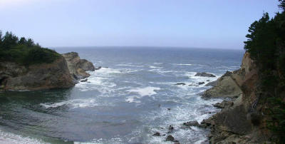 Cape Arago seascape (panorama)