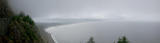 Oregon coast fog panorama