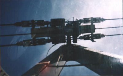 Hanging by a slender set of cables