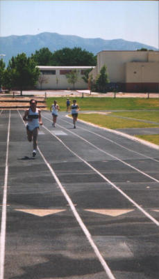 Ted Glenn relinquishes the position long enough to win the 400