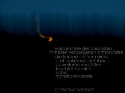 korona - Bild und Text von Christine Werner