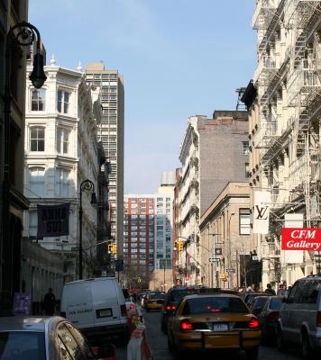 Greene Street - North View from below Prince Street