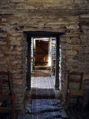 Wooden entrance