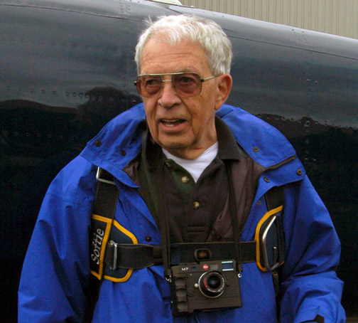 Ted Grant (just after the Nan Chang CJ6 flight, photo...David Gilmour)