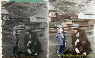 James Arthur Ray and Harold made in a mine in Vic Va. app 1955