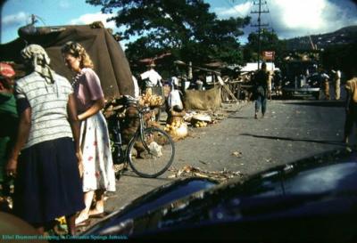 Ethel Brummett Shopping in Jamaica. Constant springs