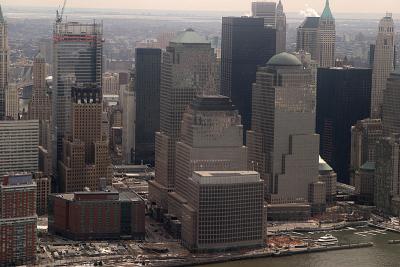 a hole in the ground where once the World Trade Centre stood