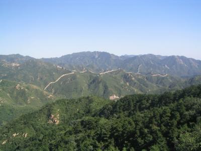 Great Wall Snaking Across Mountains.JPG