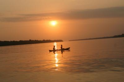 Sunrise on the Amazon River