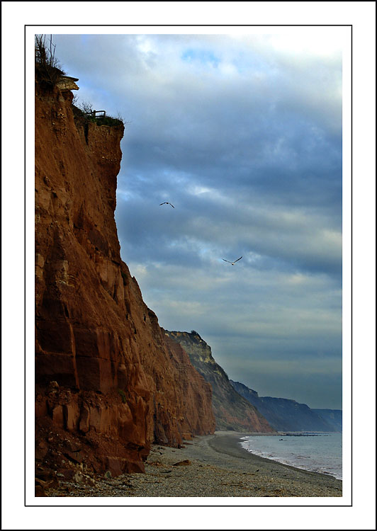 Towards Seaton, from Sidmouth