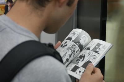 manga on the subway