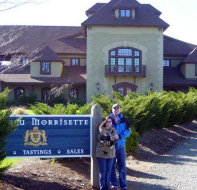 Tim and Lisa at the Chateau