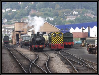 6412 in the yard at Minehead