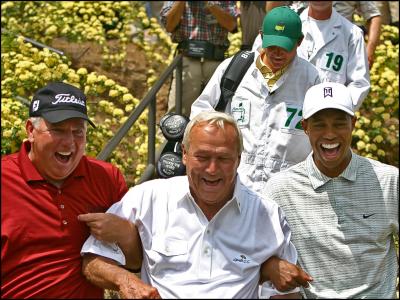 11-OMera Palmer and Woods in the Par-3 Contest at Augusta.jpg