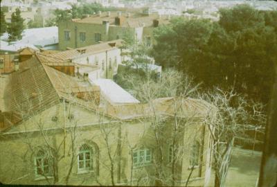 Campus view from atop the water tower 1970