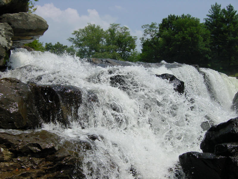 Freeze Frame - MikeD Taken at Ohiopyle Falls with DSC-P1