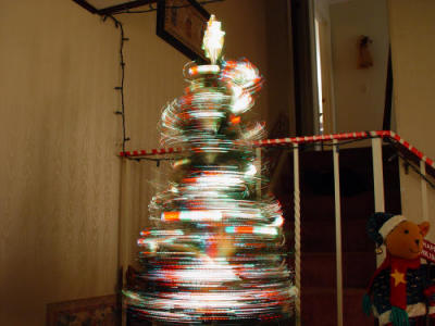 Spinning Christmas Tree