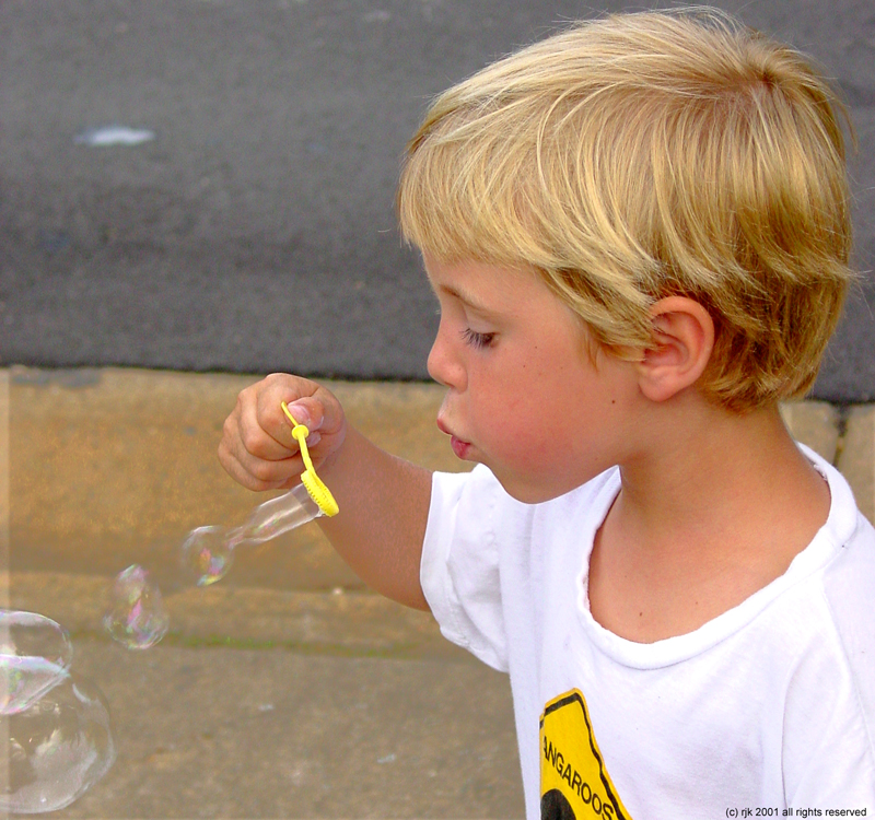 The Bubble Maker </h1> by R.J.