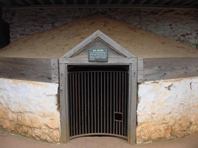 Yup, Jefferson even had an icehouse!