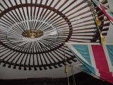The weaponry was meant to impress, and is in the entry hall.