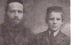 Rabbi Moshe Teitelbaum and David, his son(587)