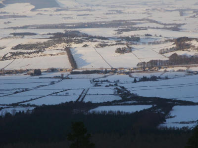 View North from the slopes of Bennachie