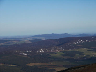Bennachie from top 20 miles away