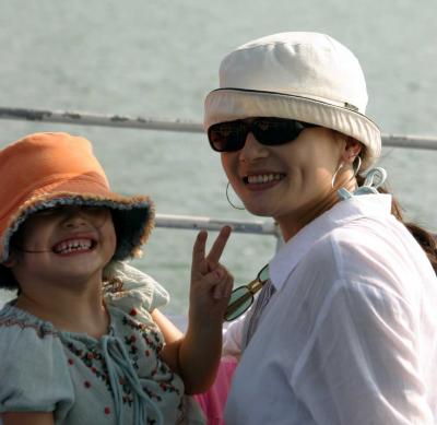 Girls in Hats on Halong Bay.jpg