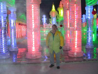 Me at Ice Sculpture, Zhu Hai