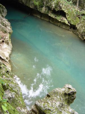 Entrance to first river cave