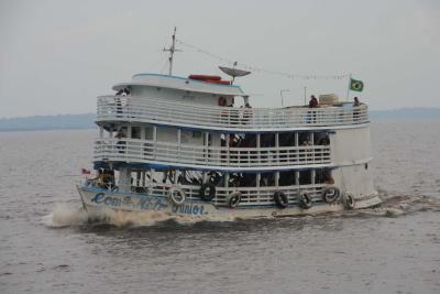 Amazon River (common mode of transportation for locals)