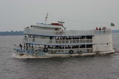 Amazon River (common mode of transportation for locals)