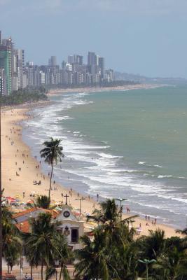 Piedade Beach/Recife (view from our hotel room)