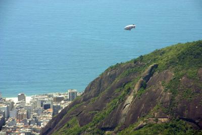 Goodyear Blimp over Rio de Janeiro