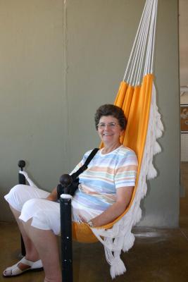 Shirley in hammock (Hotel Tropical Joao Pessoa)